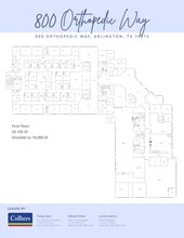 800 Orthopedic Way, Arlington, TX for lease Site Plan- Image 1 of 6