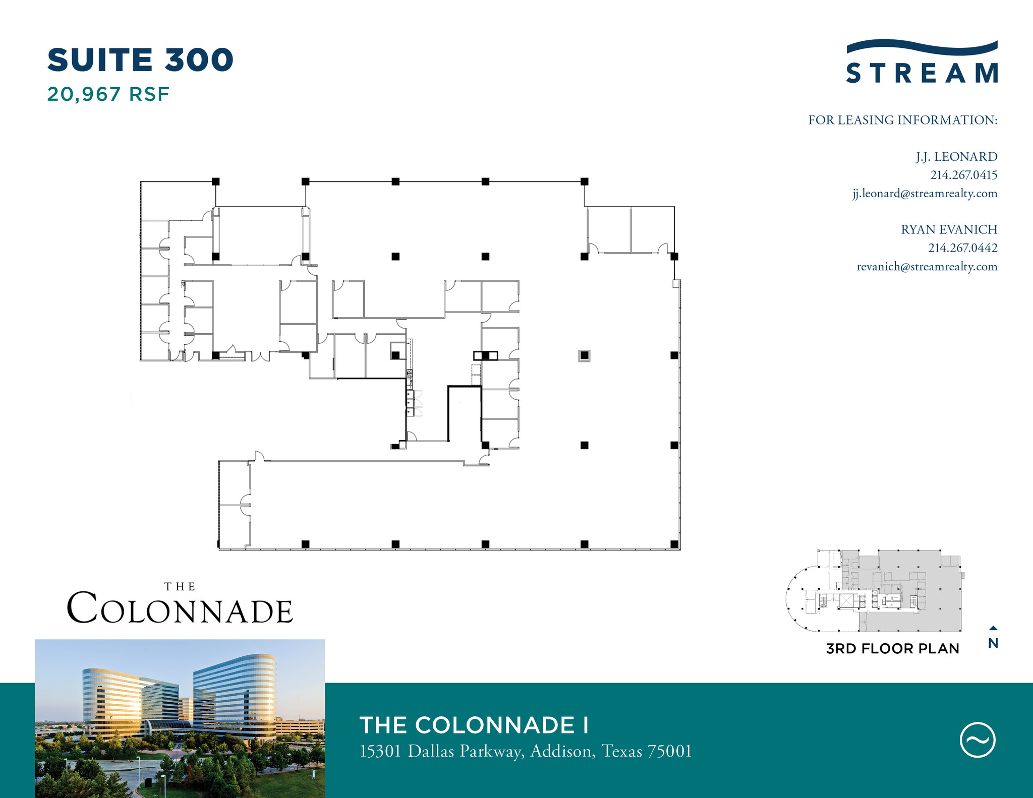 15301 N Dallas Pky, Addison, TX for lease Floor Plan- Image 1 of 2