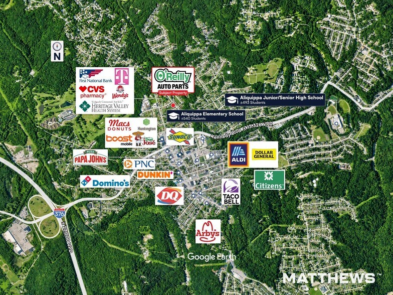 2732 Brodhead Rd, Aliquippa, PA à vendre - Photo du bâtiment - Image 3 de 3