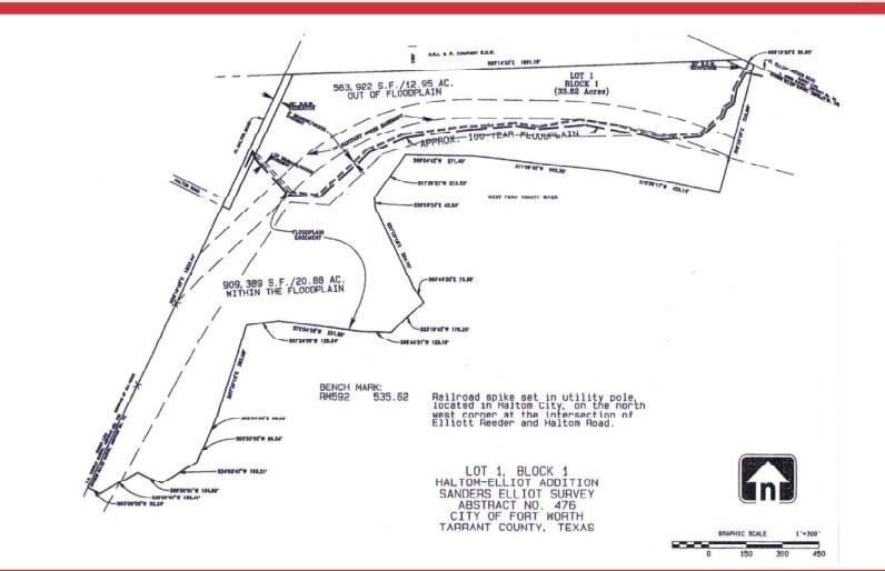 1100 Haltom Rd, Fort Worth, TX à louer - Plan cadastral - Image 2 de 3