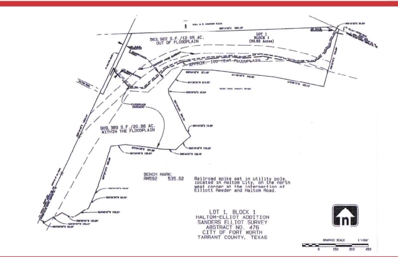 1100 Haltom Rd, Fort Worth, TX for lease - Plat Map - Image 2 of 3