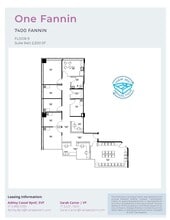 7400 Fannin St, Houston, TX à louer Plan d’étage- Image 1 de 1