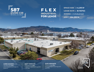 Plus de détails pour 581-587 Dunn Cir, Sparks, NV - Industriel à louer