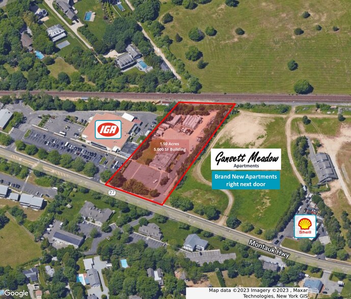 519-521 Montauk Hwy, Amagansett, NY à louer - Photo du bâtiment - Image 2 de 6