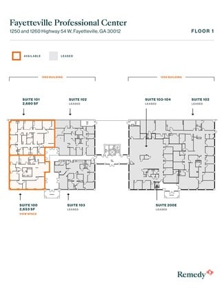 Plus de détails pour 1260 Highway 54 W, Fayetteville, GA - Bureau/Médical, Médical à louer