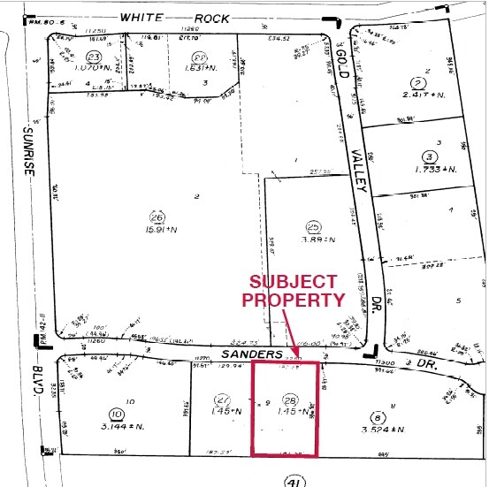 11280 Sanders Dr, Rancho Cordova, CA à louer - Plan cadastral - Image 2 de 11