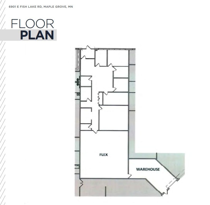 6901 E Fish Lake Rd, Maple Grove, MN for lease Floor Plan- Image 1 of 3