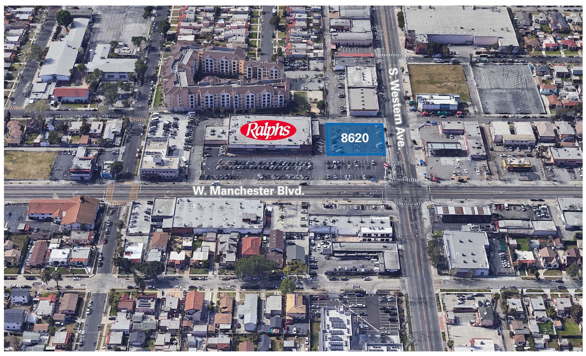 8620 Western Ave, Los Angeles, CA for lease Site Plan- Image 1 of 2