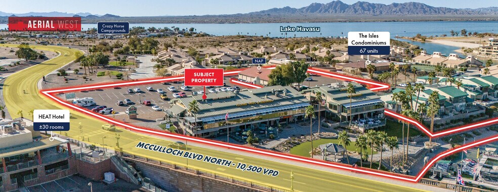 1407-1425 McCulloch Boulevard North, Lk, Lake Havasu City, AZ à vendre - Aérien - Image 2 de 9