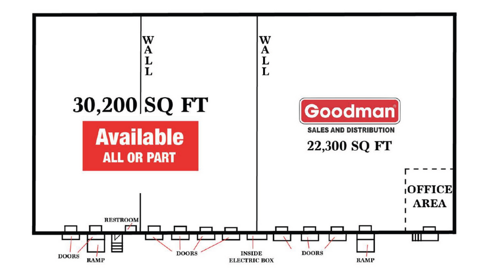 301 Hanmore Industrial Pky, Harlingen, TX for sale - Floor Plan - Image 3 of 3