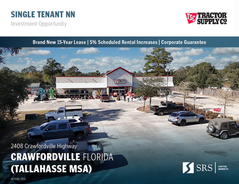 2408 Crawfordville Hwy, Crawfordville, FL à vendre - Photo du bâtiment - Image 1 de 9
