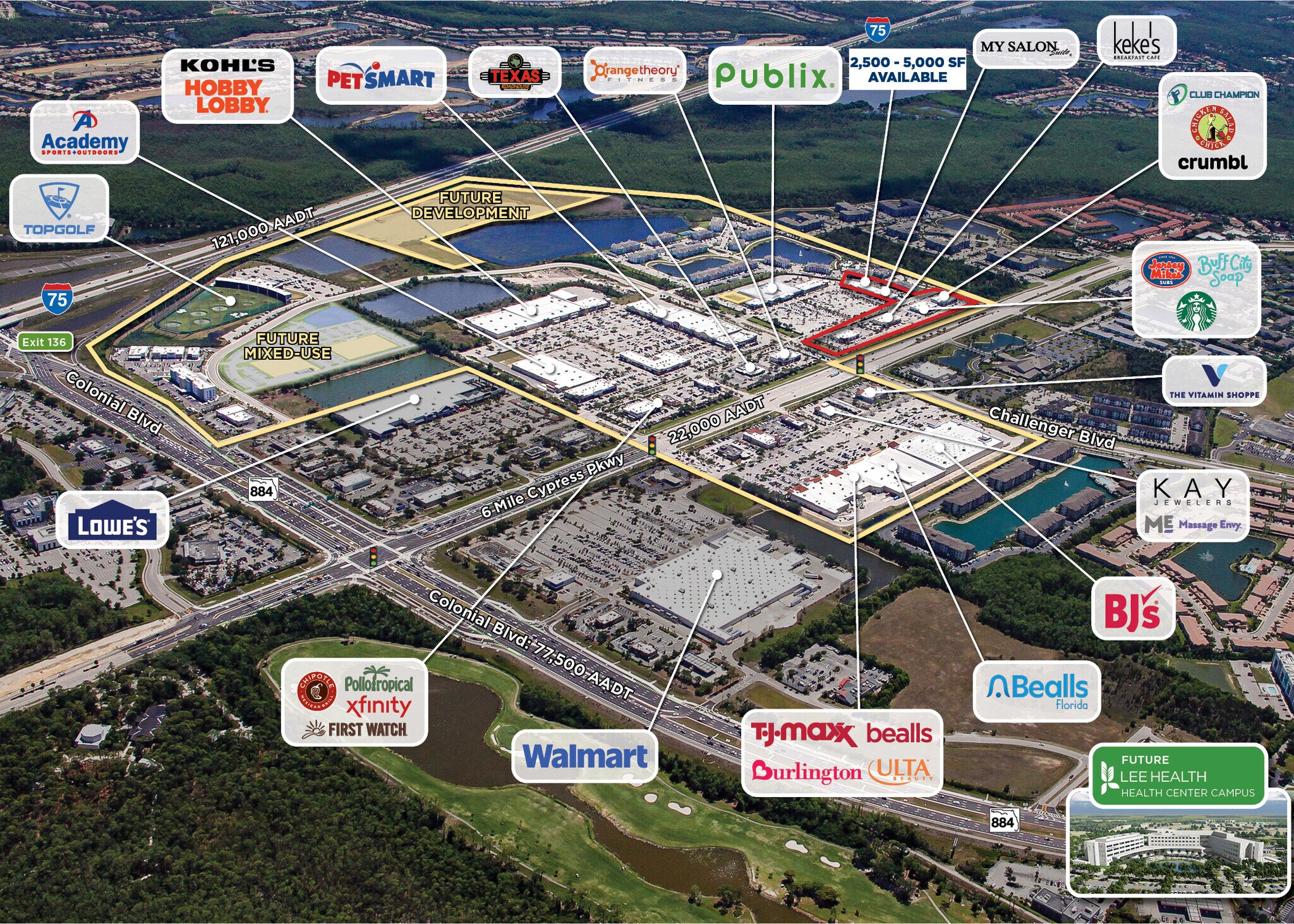 9601 Six Mile Cypress Pky, Fort Myers, FL à louer Photo du bâtiment- Image 1 de 3