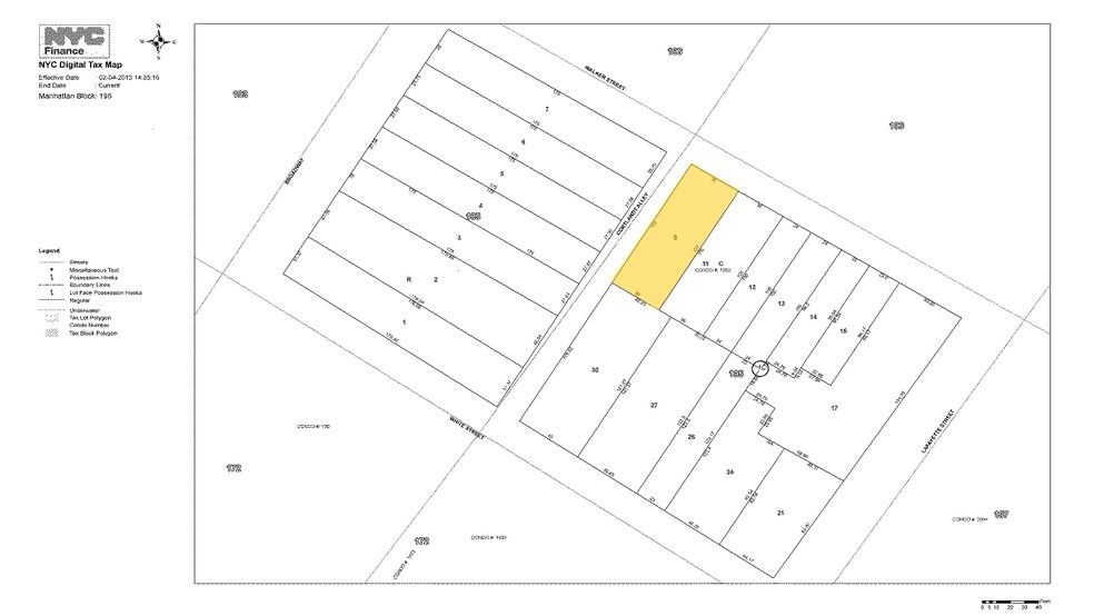 79 Walker St, New York, NY à louer - Plan cadastral - Image 2 de 19