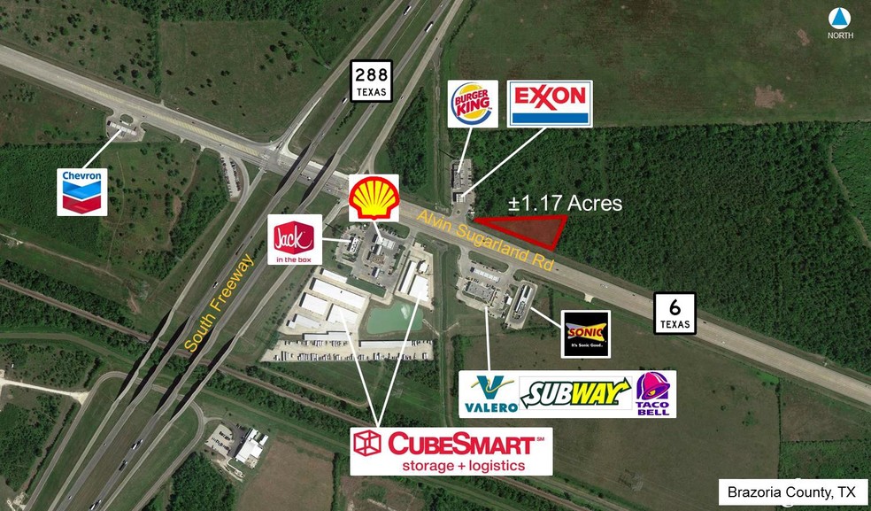 S Hwy 6, Manvel, TX for sale - Building Photo - Image 1 of 1