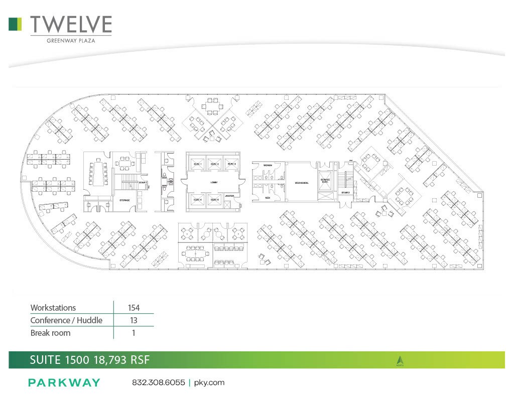 12 Greenway Plz, Houston, TX for lease Floor Plan- Image 1 of 1