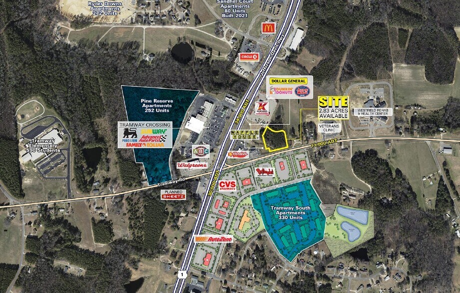 US- 501 Tramway Rd, Sanford, NC à louer - Aérien - Image 2 de 8