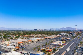 3830-3888 W Sahara Ave, Las Vegas, NV - aerial  map view