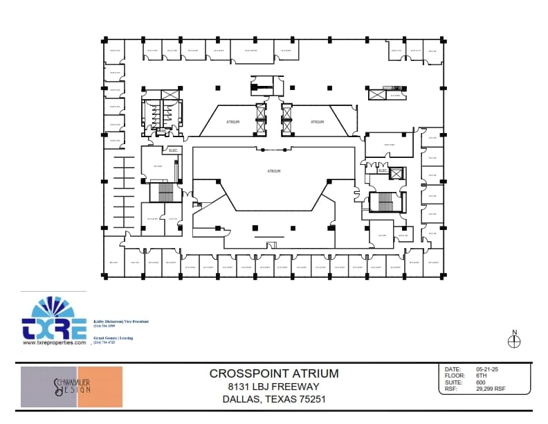 8131 Lyndon B Johnson Fwy, Dallas, TX for lease Floor Plan- Image 1 of 2