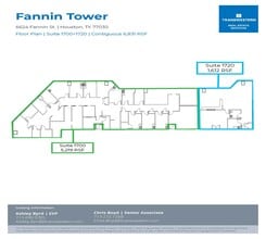 6624 Fannin St, Houston, TX à louer Plan d’étage- Image 1 de 1