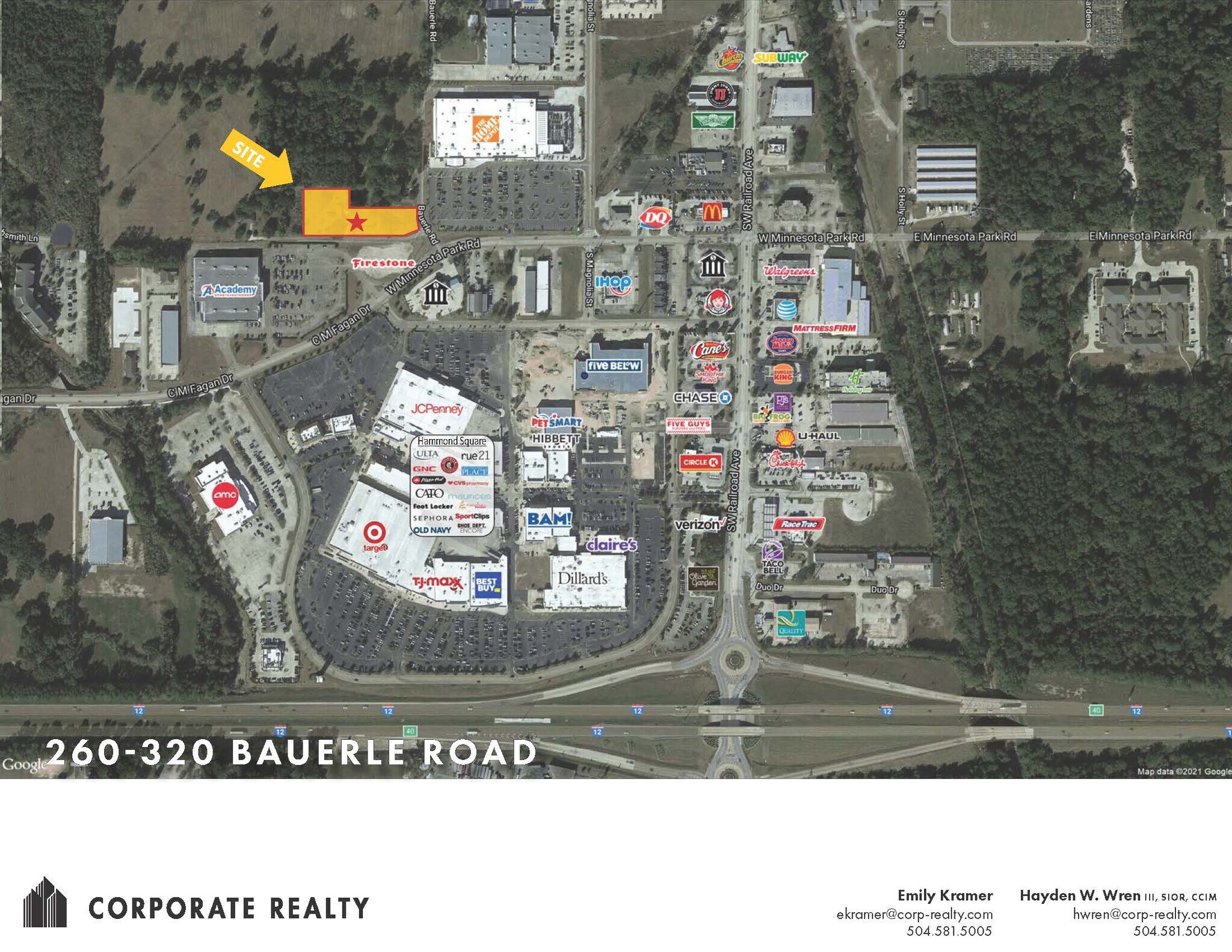 260 Bauerle Rd, Hammond, LA for sale Aerial- Image 1 of 3