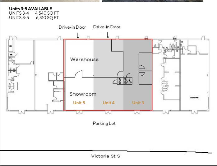 1381 Victoria St N, Kitchener, ON à louer Plan d’étage- Image 1 de 1