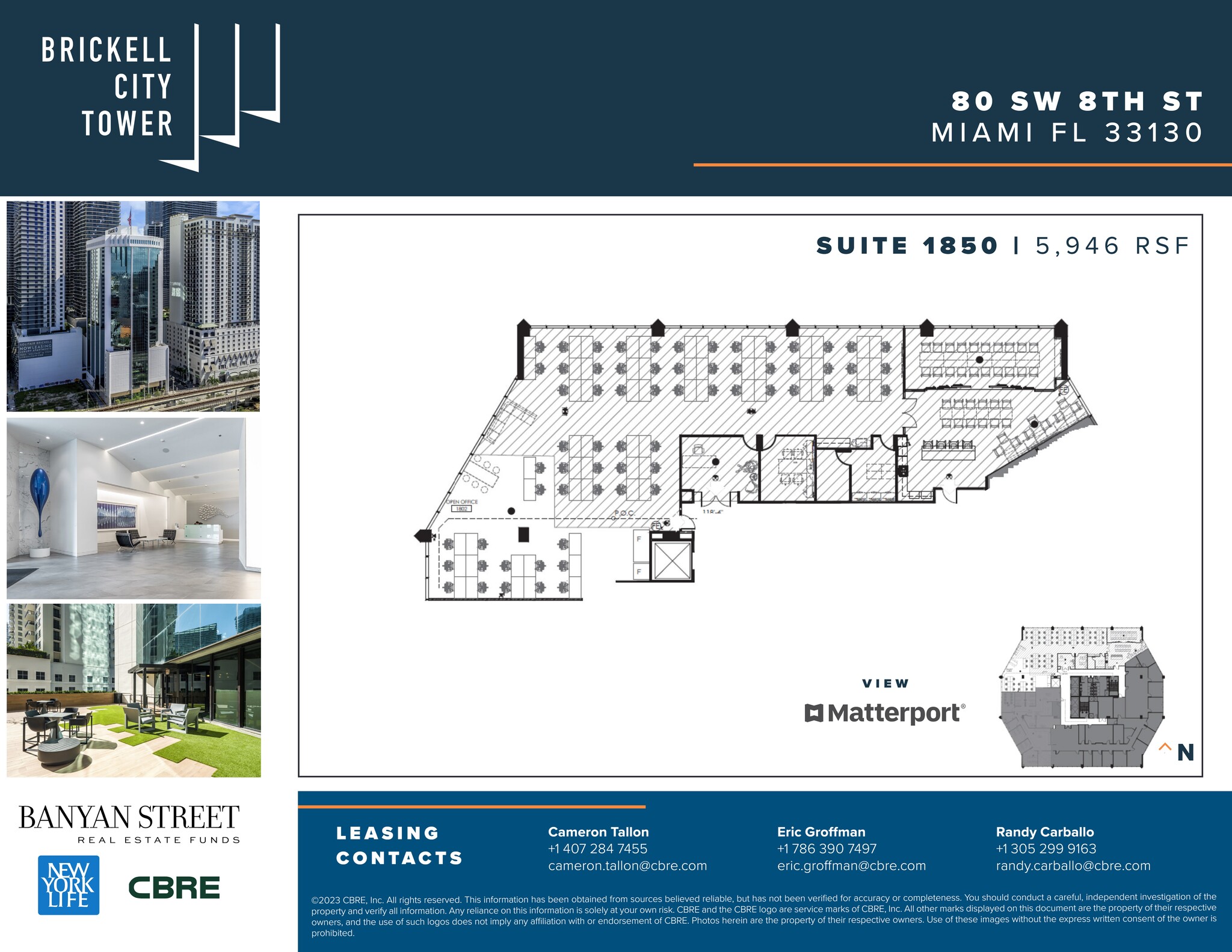 80 SW 8th St, Miami, FL for lease Site Plan- Image 1 of 18