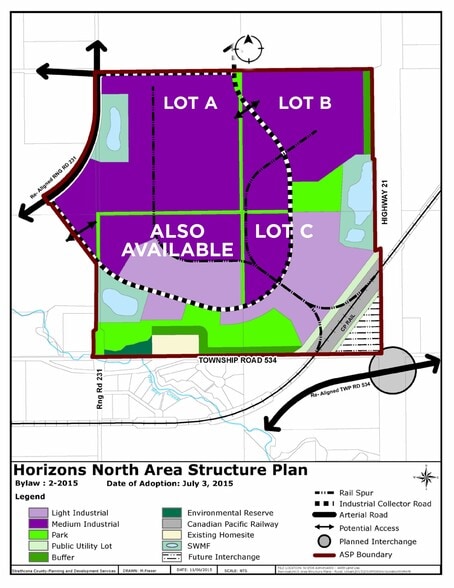 Four Land Parcels portfolio of 4 properties for sale on LoopNet.ca - Site Plan - Image 1 of 2