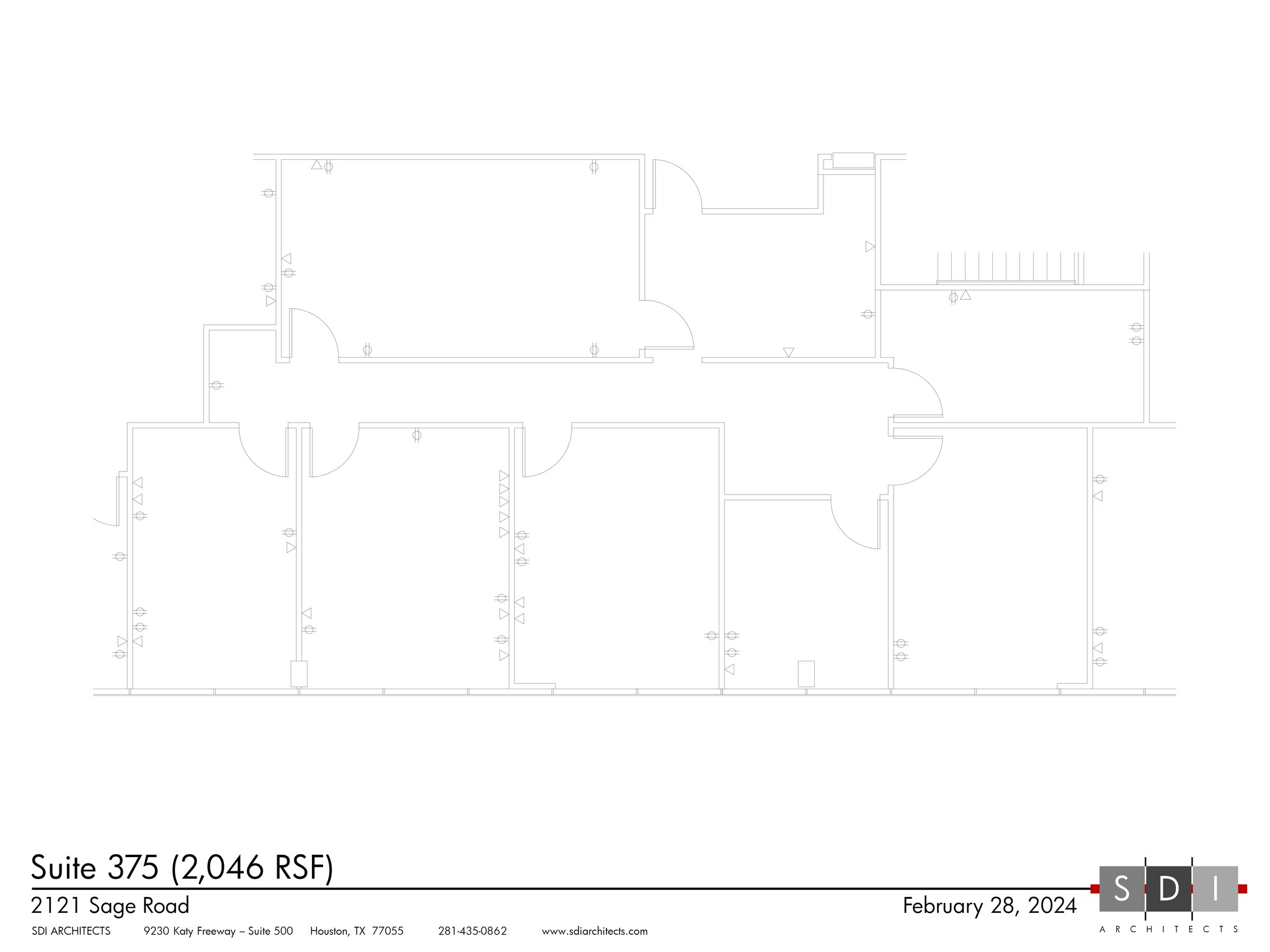 2121 Sage Rd, Houston, TX à louer Plan de site- Image 1 de 1