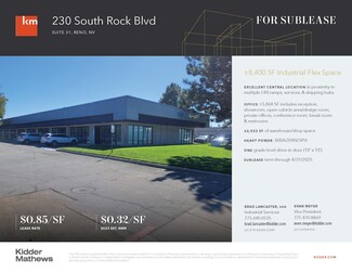 More details for 230 S Rock Blvd, Reno, NV - Flex for Lease