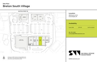 2500 Burton St, Grand Rapids, MI for lease Site Plan- Image 1 of 1