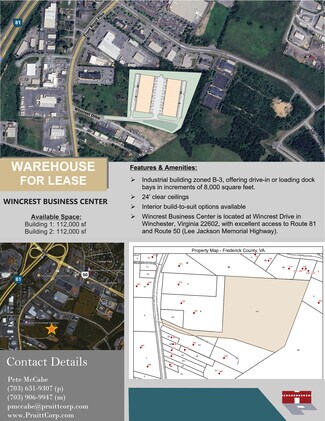 Plus de détails pour Wincrest Drive, Winchester, VA - Industriel à louer