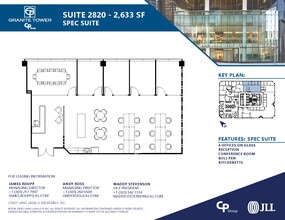 1099 18th St, Denver, CO à louer Plan d’étage- Image 1 de 3