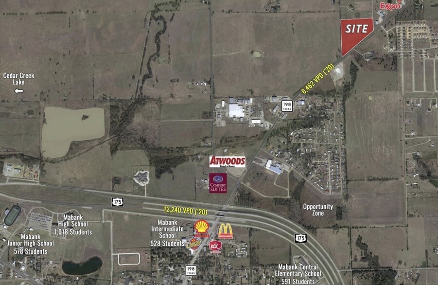 TX-198, Mabank, TX for sale - Aerial - Image 1 of 2