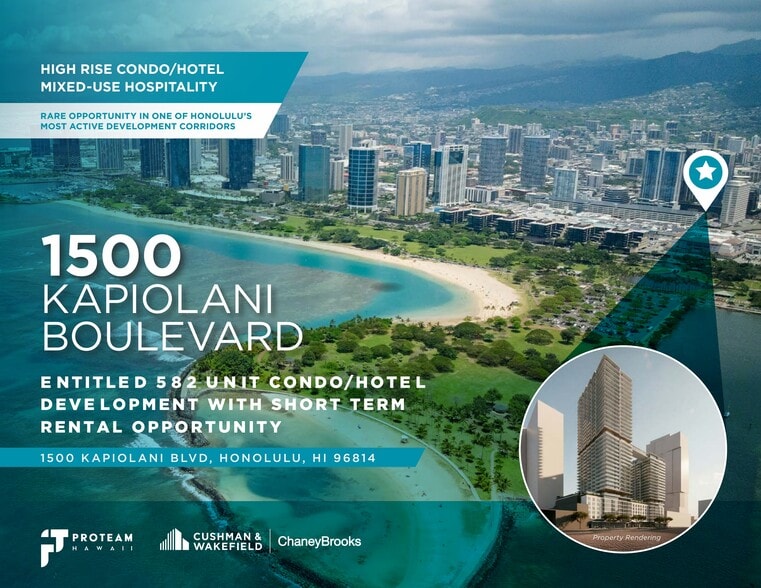 1500 Kapiolani Blvd, Honolulu, HI for sale - Building Photo - Image 1 of 2