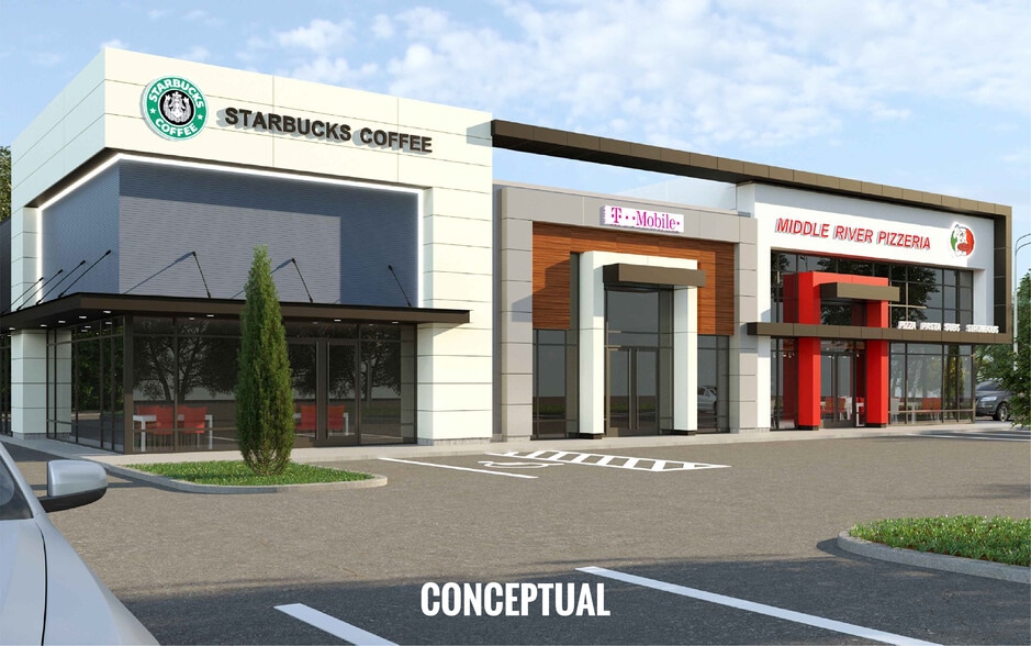 9707 Pulaski Hwy, Middle River, MD à louer - Photo du bâtiment - Image 2 de 3