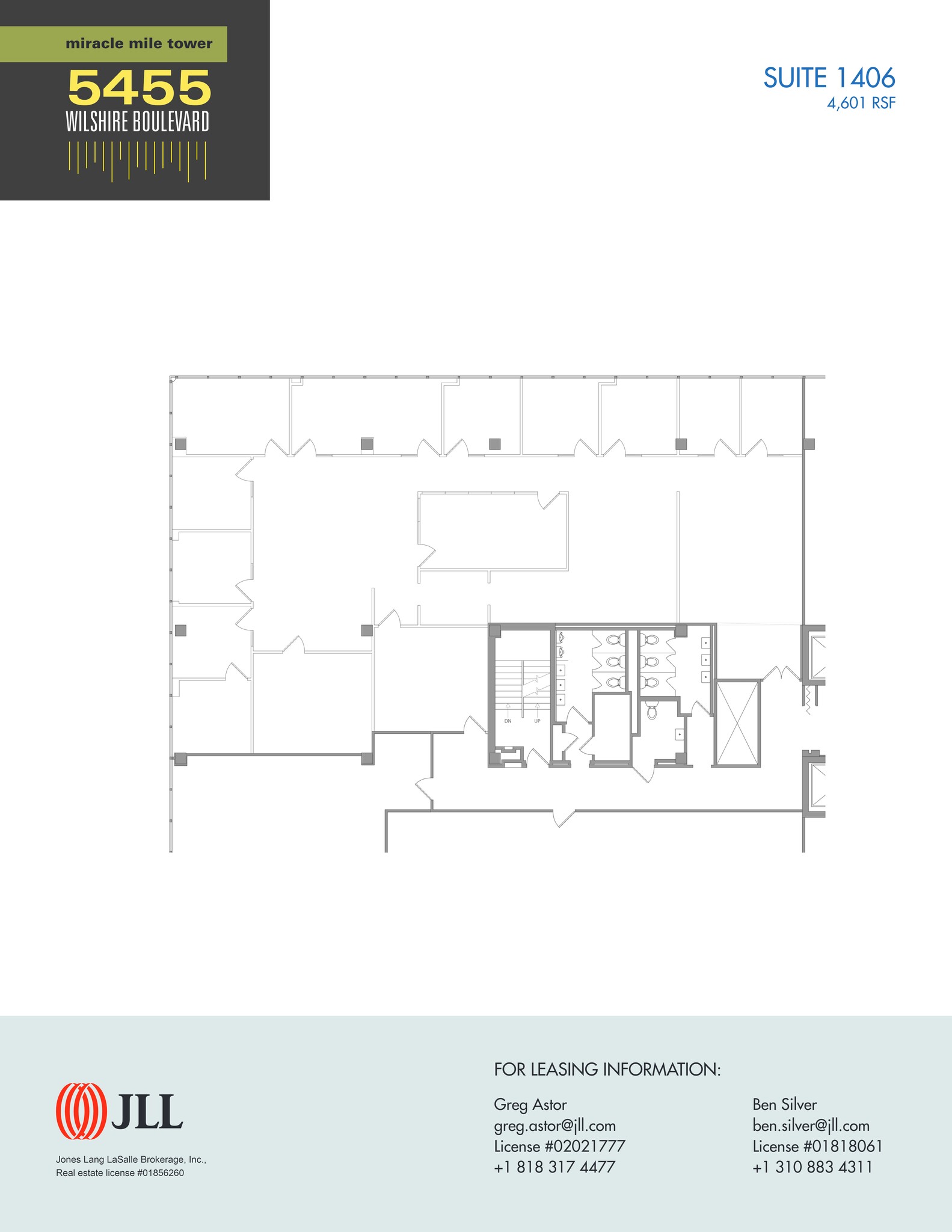 5455 Wilshire Blvd, Los Angeles, CA à louer Plan de site- Image 1 de 1