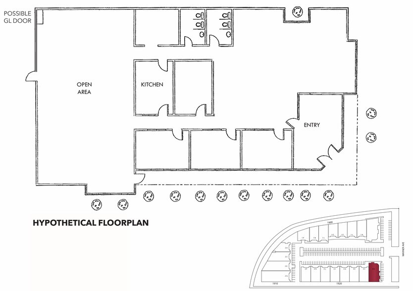 1920 E Warner Ave, Santa Ana, CA à louer - Plan d’étage - Image 2 de 3