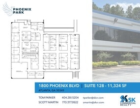 1800 Phoenix Blvd, Atlanta, GA à louer Plan de site- Image 1 de 1
