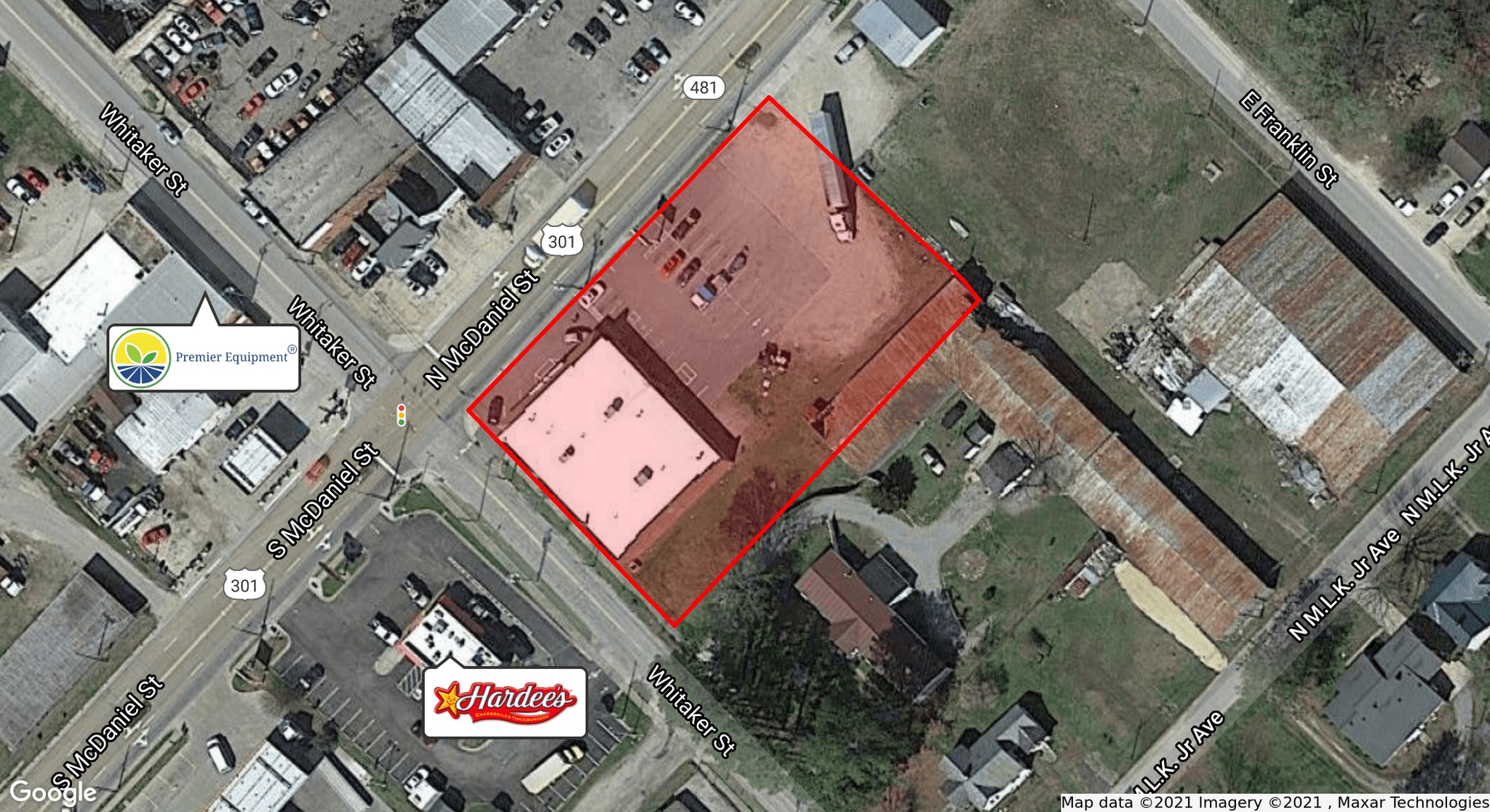 100 N Mcdaniel St, Enfield, NC for lease Primary Photo- Image 1 of 4