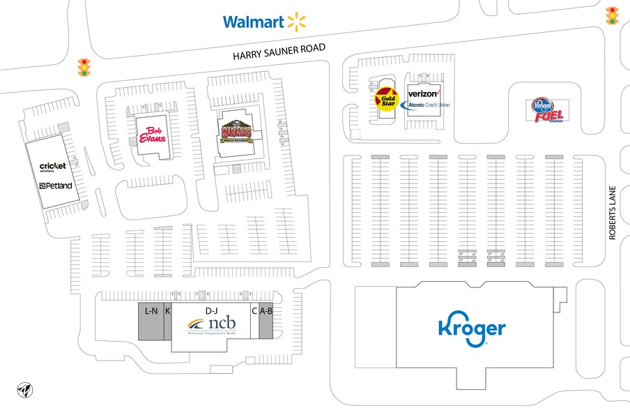 575 Harry Sauner Rd, Hillsboro, OH à louer - Plan de site - Image 3 de 3