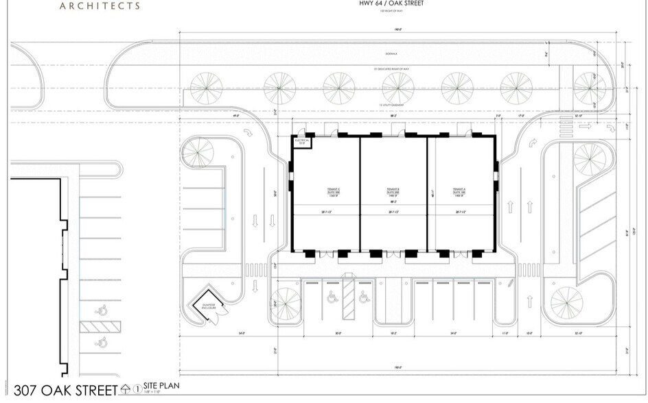 307 Oak St, Conway, AR à louer - Plan de site - Image 1 de 3