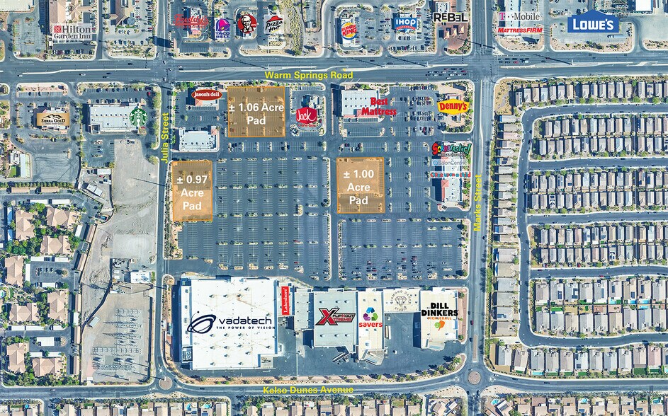 West Warm Springs Road, Henderson, NV à louer - Aérien - Image 1 de 2