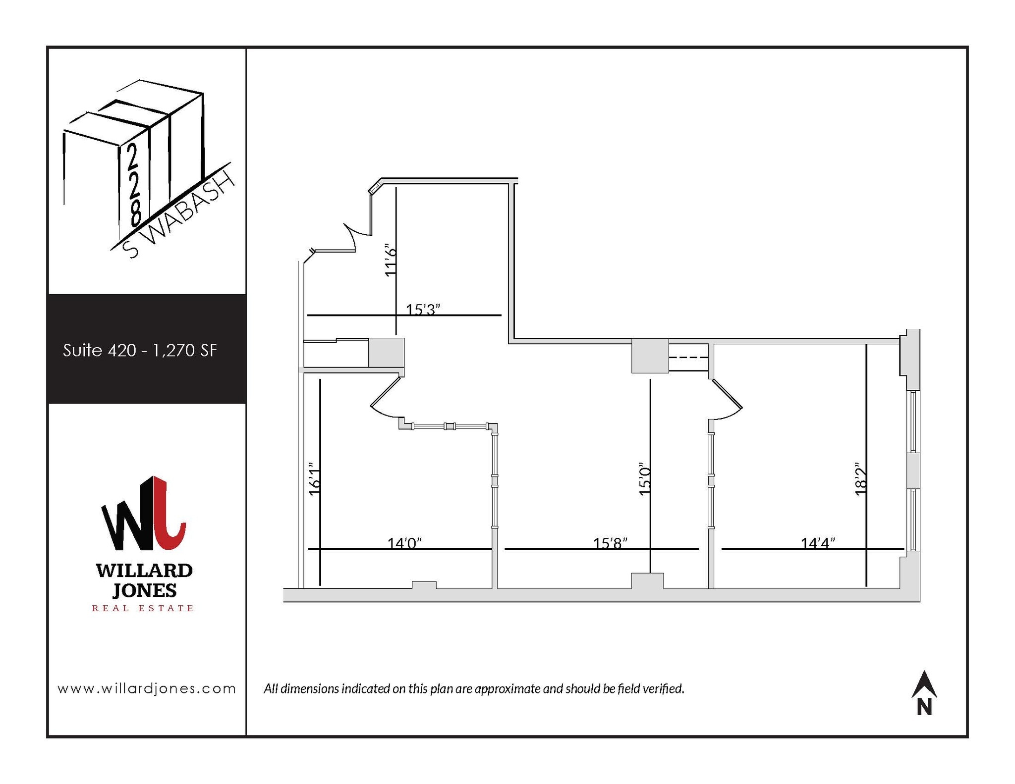 228 S Wabash Ave, Chicago, IL for lease Floor Plan- Image 1 of 1