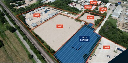 1013 S IH 45, Hutchins, TX - Aérien Vue de la carte - Image1