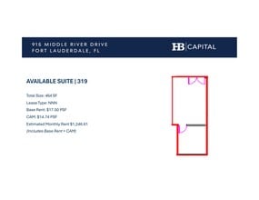 915 Middle River Dr, Fort Lauderdale, FL for lease Site Plan- Image 2 of 2