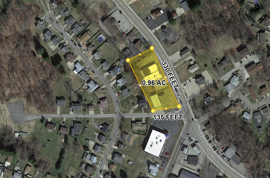 3698 Pennsylvania Ave, Weirton, WV for lease - Plat Map - Image 1 of 1