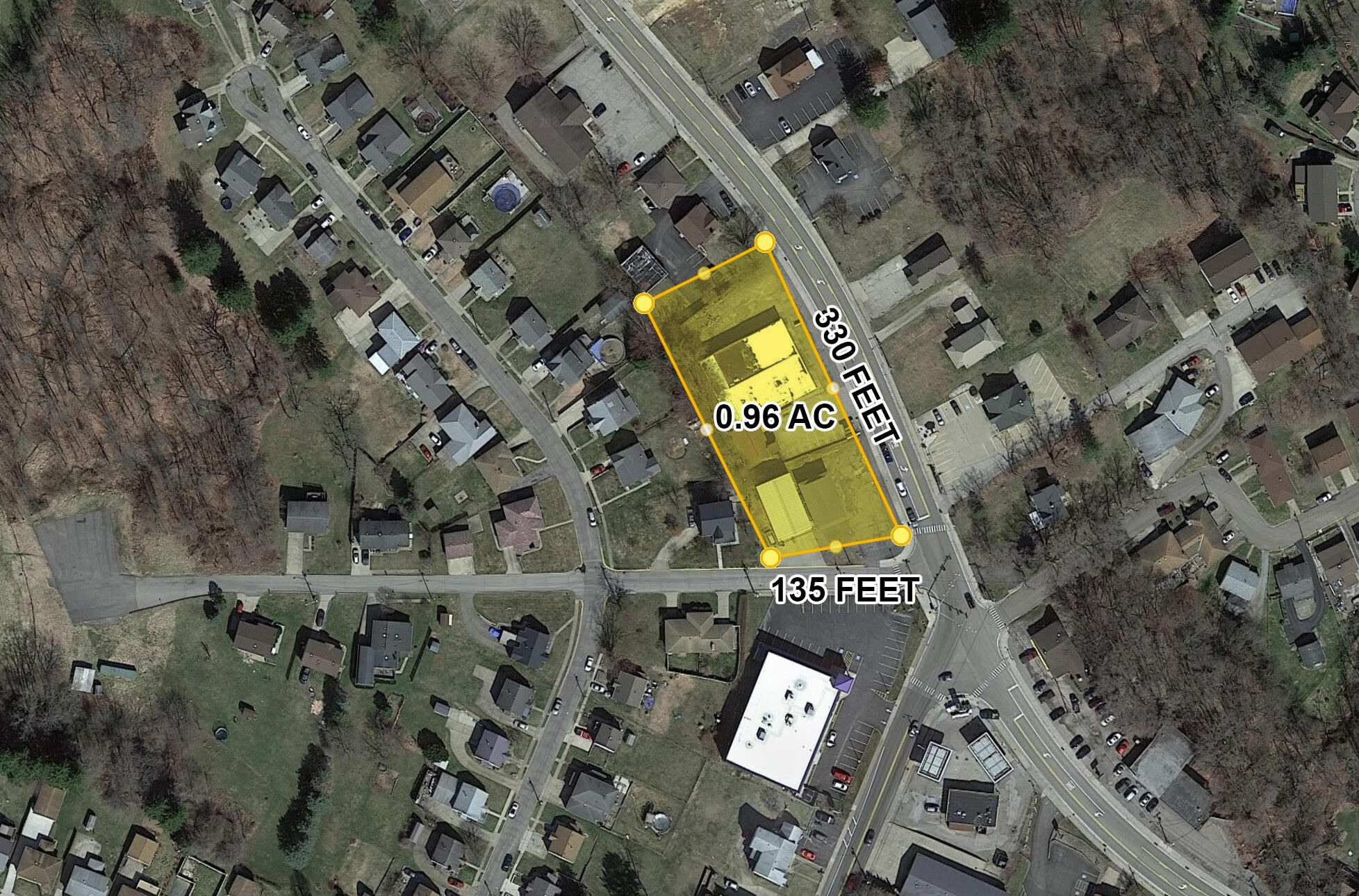 3698 Pennsylvania Ave, Weirton, WV for lease Plat Map- Image 1 of 2