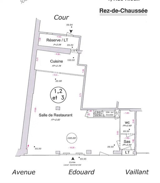 Retail in Boulogne-Billancourt for lease - Floor Plan - Image 2 of 4