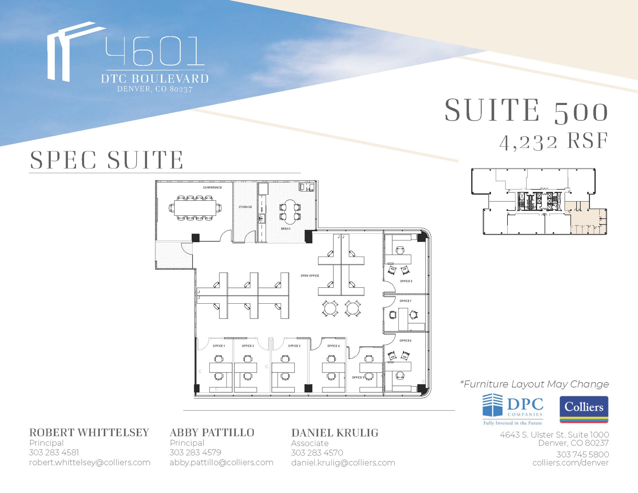 4601 Dtc Blvd, Denver, CO for lease Interior Photo- Image 1 of 1