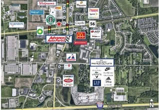 1386 Butterfield Rd, Aurora, IL - AÉRIEN  Vue de la carte